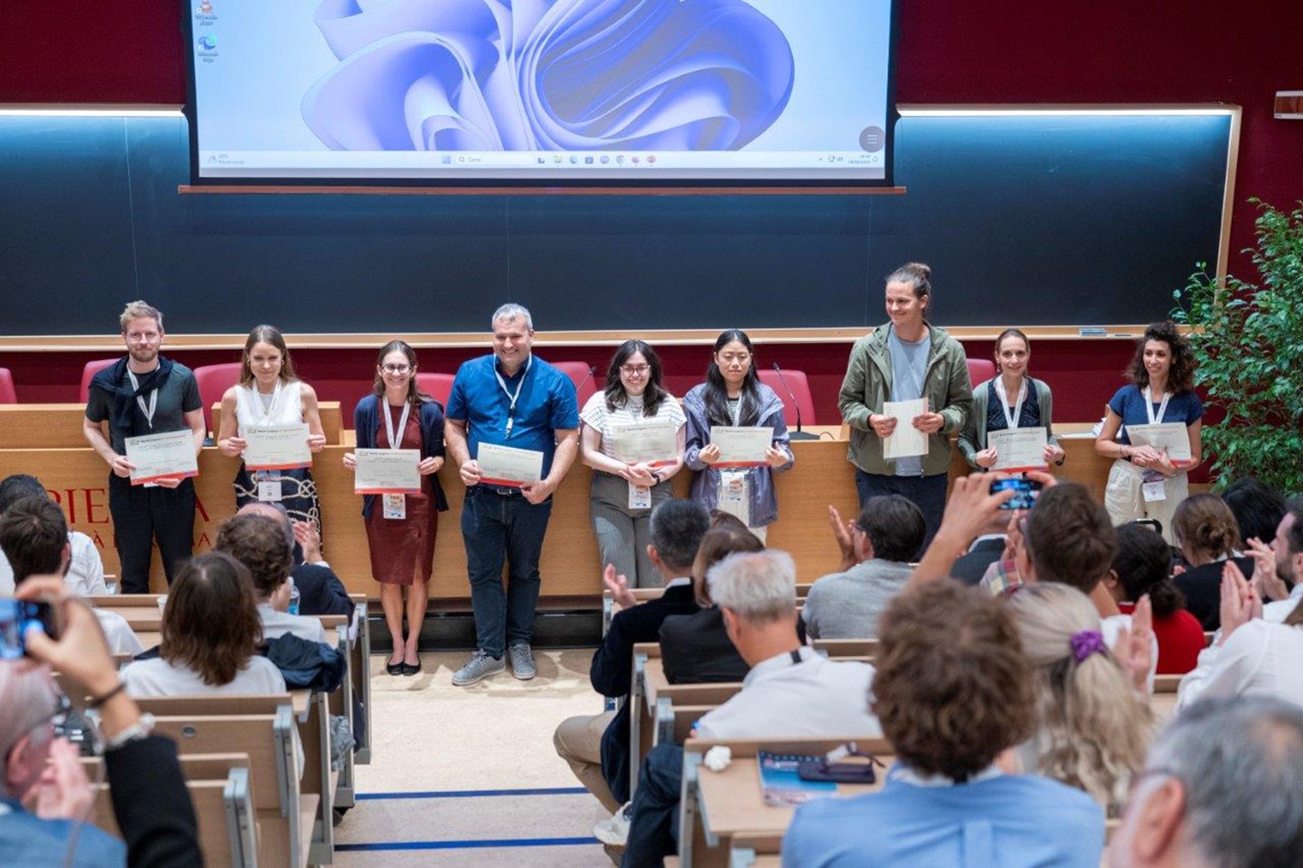 Jernej Štublar and Vid Jan recipients of awards at the 5th World Congress on Electroporation