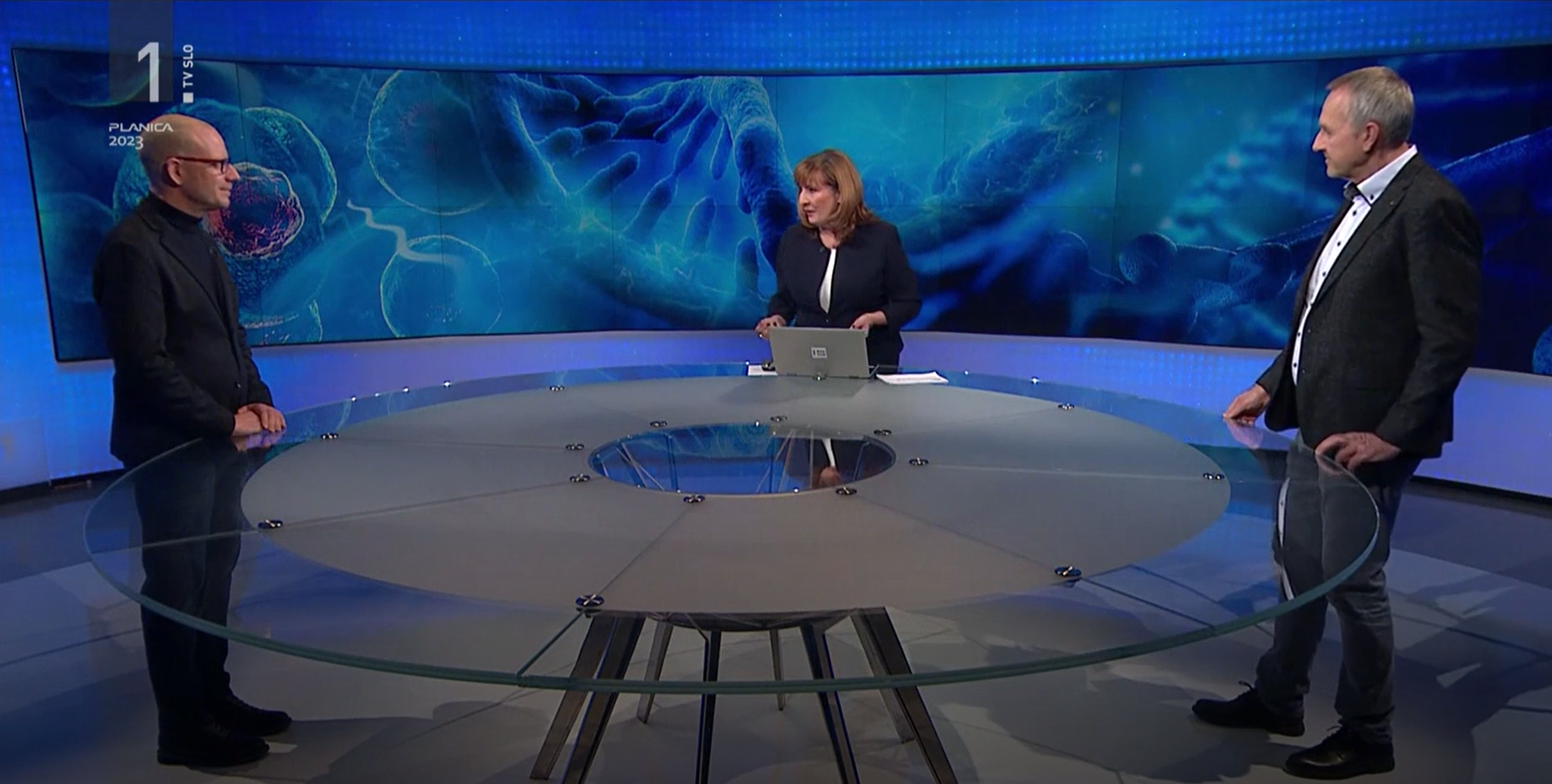 Electroporation featured in the news broadcast Odmevi on channel TV SLO 1